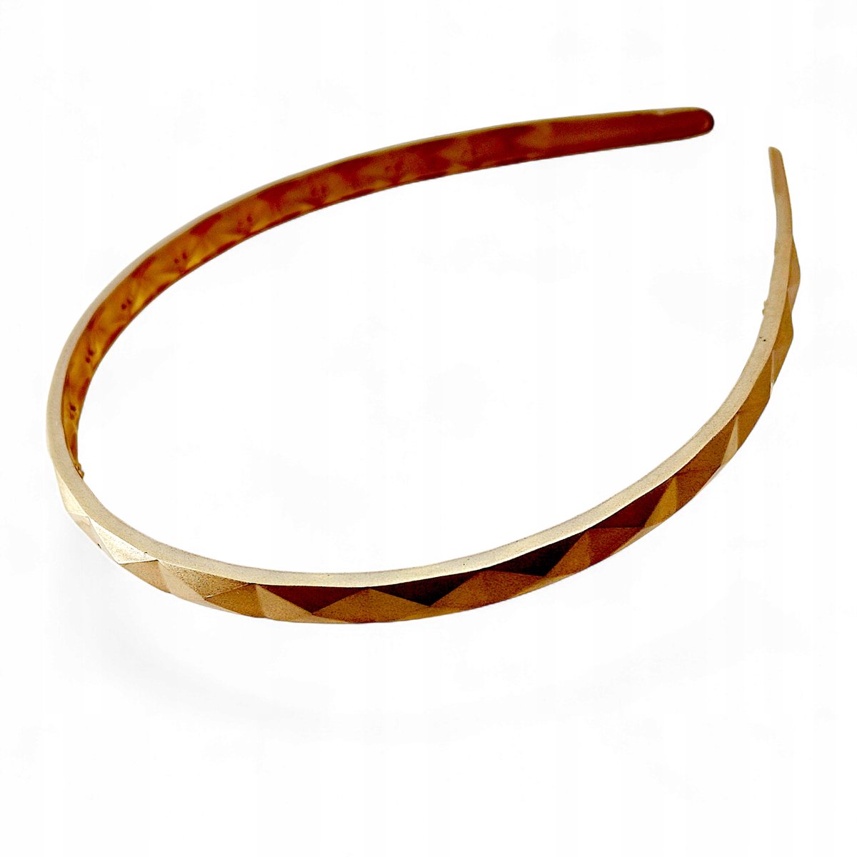 Merkloze elastische Franse haarband - Beige