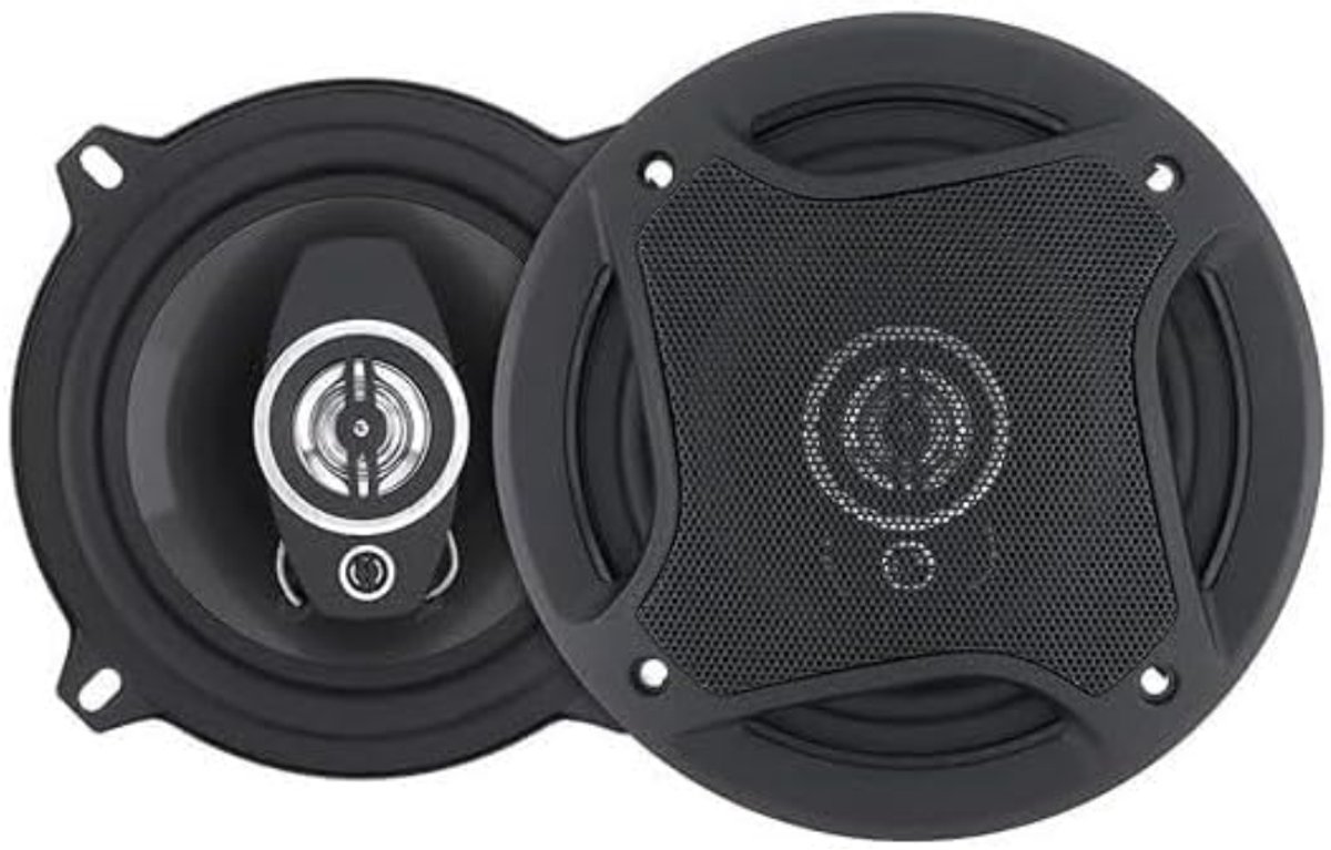 ZRNS® Autospeakers 16,5 cm - Luidspreker Set - Tot 500 W - Helder Geluid