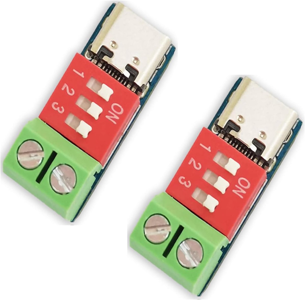 PD Decoy Module 5-20V - 2 packs - USB Type-C aansluiting - Snel opladen met aanpasbare spanning - ShopVlot