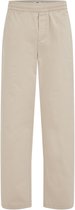 WE Fashion Heren regular fit chino met elastische tailleband