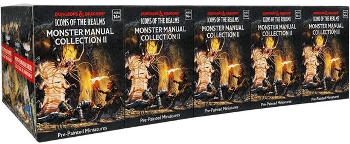 D&D Icons of the Realms Monster Manual Collection 2 Brick (10 boosters)