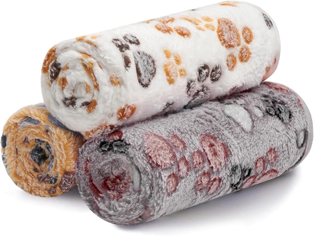 Huisdierdekens - Zachte Pads - Warmte en Comfort - Machinewasbaar Duurzaam - 76 x 52 cm - Meerkleurig