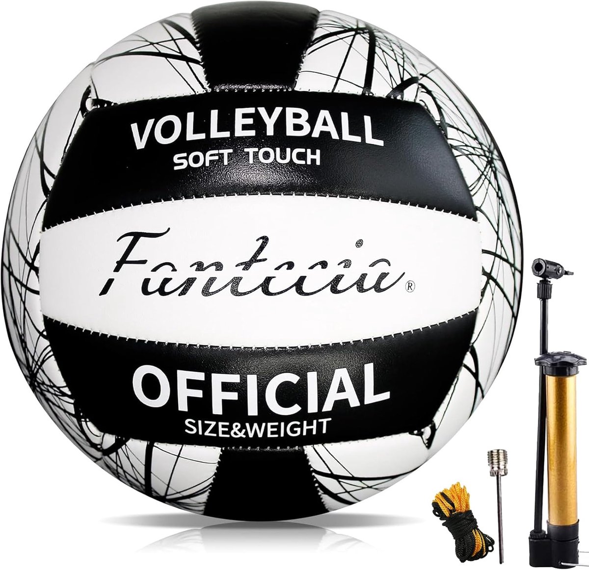 Volleybal Maat 5 - Zachte Strandvolleybal - Duurzaam PU - Ideaal voor Beginners - SnelShoppen