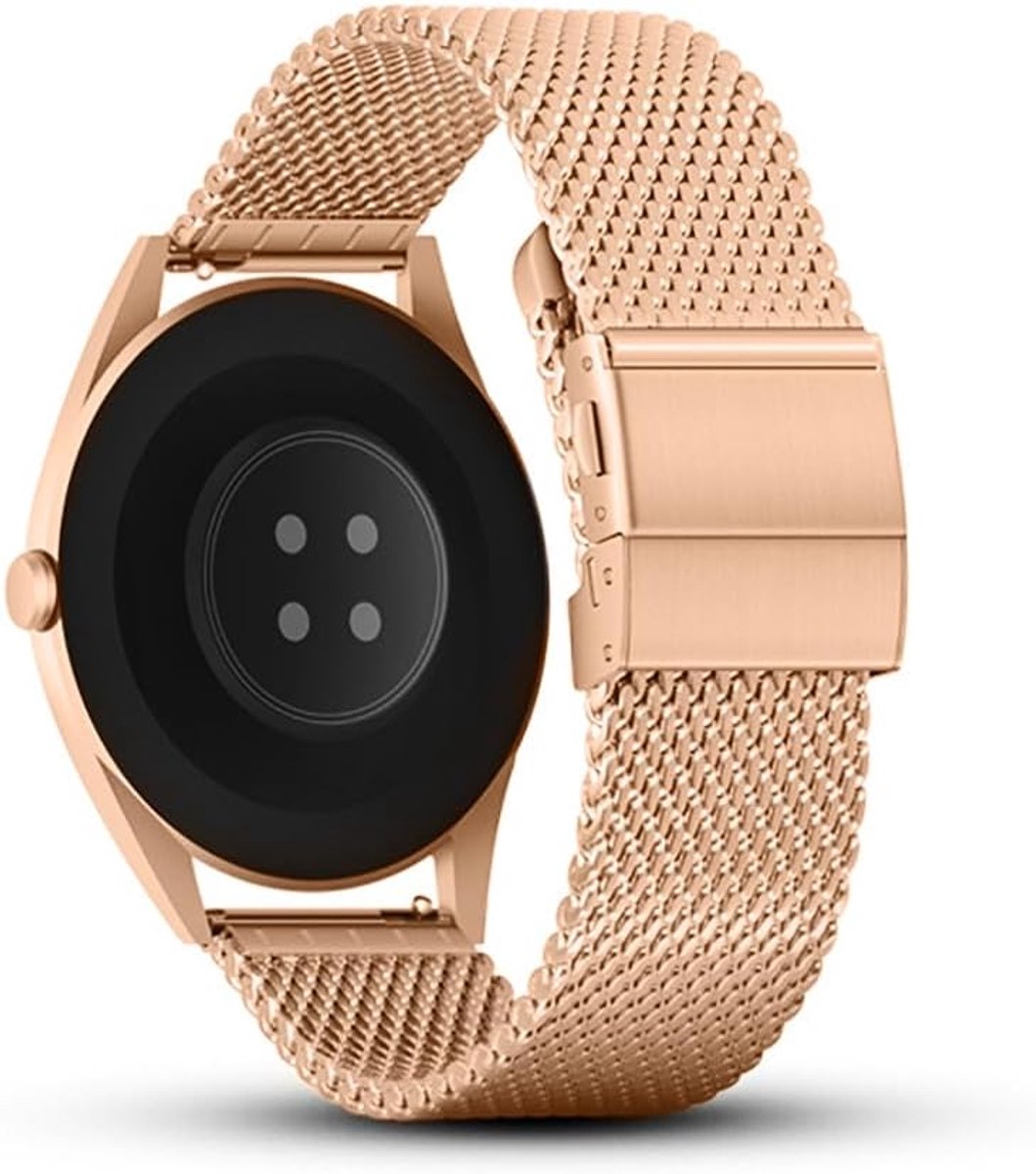 Horlogeband roestvrij staal - vouwsluiting - snelwissel systeem - perfect voor smartwatch en traditioneel horloge - SnelShoppen