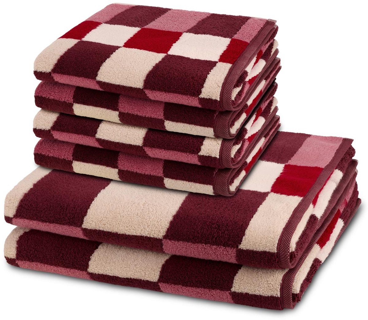 Ross Sonstiges 4 X handdoek 2 X douchehanddoek - in set 6 pack Three Stars