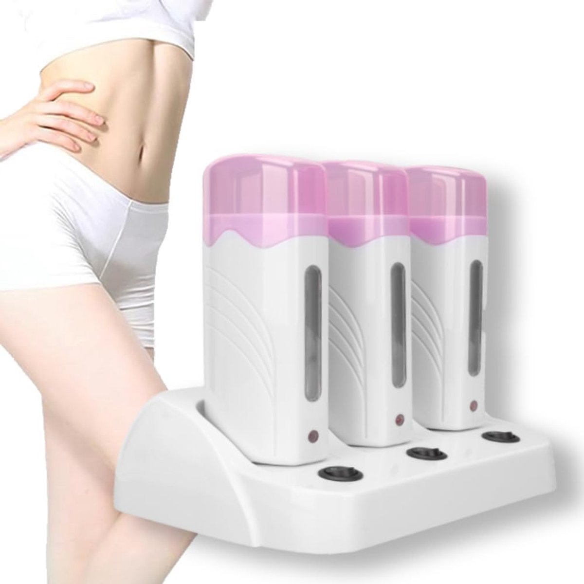 Waxverwarmer met snelle hitte Roll On Wax Heater Triple Tube Ontharing Wax Smeltmachine Wax Epilator Machine