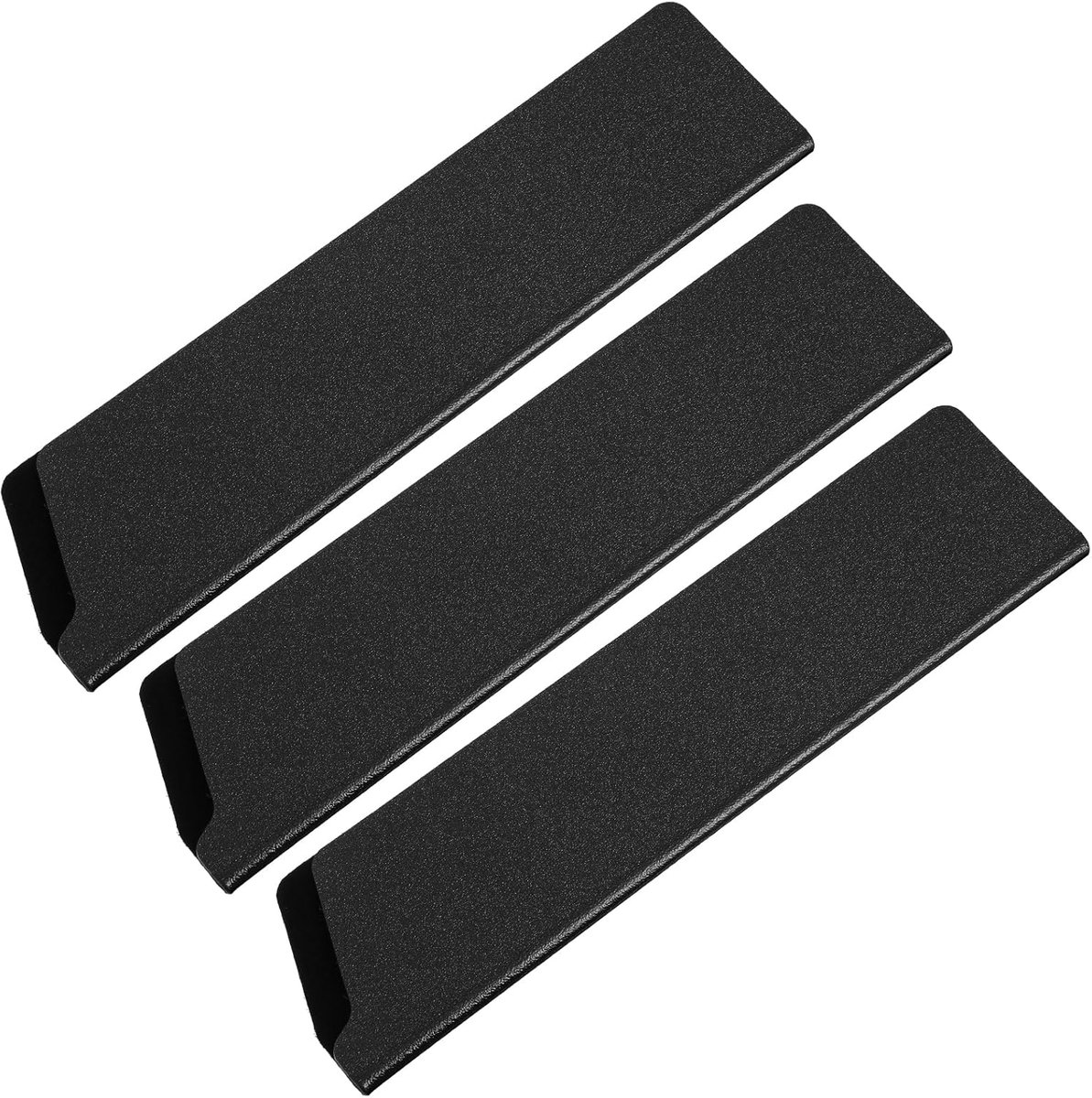 22 × 5,5 cm messenblad bescherming voor messen 3 stuks messer beschermhoes universeel mesbescherming zwart manchet hoezen beschermhoes voor koksmes schedes messenopslag