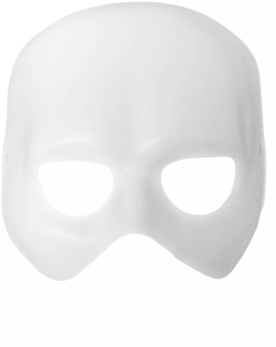 Wit Phantom masker voor volwassenen