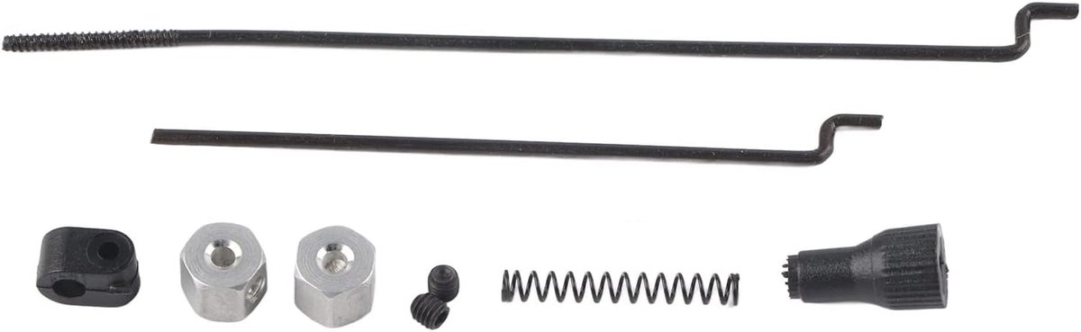 Throttle Trekstang Remhendel Montage 02056 Lichtgewicht Ijzer Gashendel Montage voor HSP 94108 1/10 RC Auto Modelauto