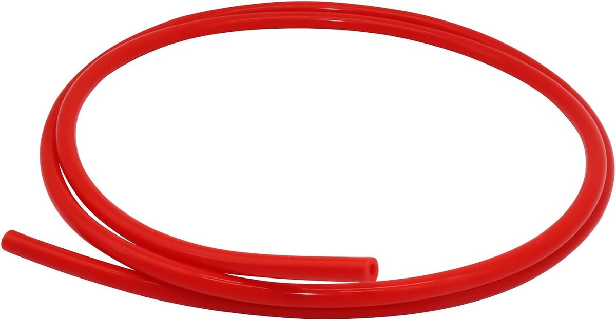 Vacuüm-siliconenslang, 12mm ID 18mm OD 3mm wanddikte siliconen vacuümslang voor motor 2M Rood