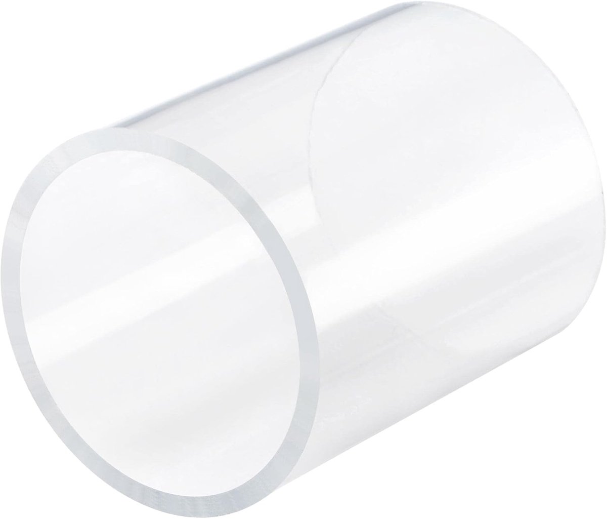 Sourcing map Acrylbuis Starr ronde buis transparant 70 mm ID 80 mm AD 100 mm voor verlichting, modellen, sanitaire installaties, kunsthandwerk