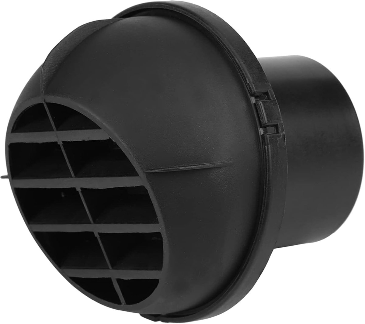 Windscherm voor airconditioning, 60 mm, rond, met luivered ventilatie, voor auto, boot, jacht