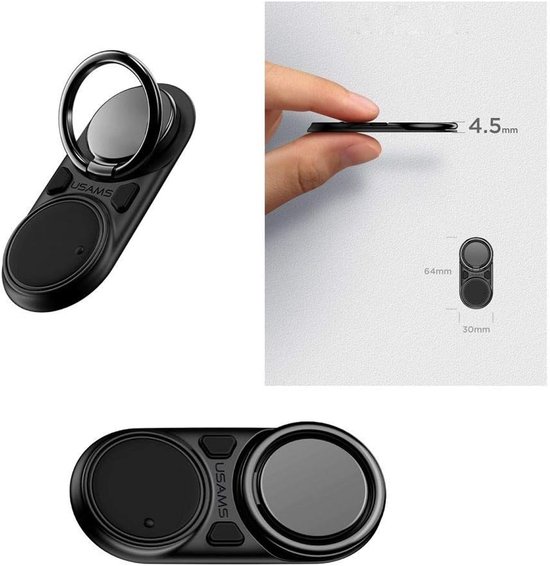 Ring to Eliminate Anxiety Explodes the Plastic Bubbles with your Push Button and Rotates the Wheel voor Xiaomi Poco M2 Pro (2020) - Black van ring — afbeelding 2
