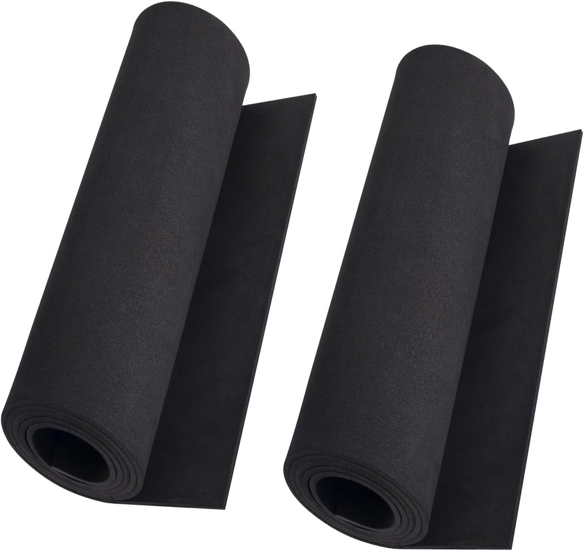 Pakket van 2 zwarte Eva-schuim rollenspel rolvellen, premium Eva Craft Foam 3 mm dik, 35,3 x 150 cm, hoge dichtheid 86 kg / m3 voor rollenspelkostuum, handwerk, doe-het-zelf projecten van Mearcooh