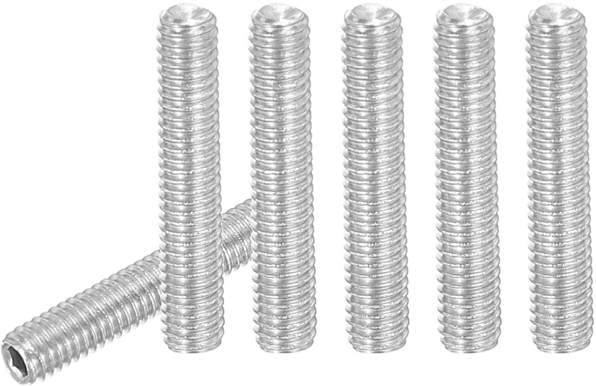 50 stuks zeskantige putschroef, M3 x 16 mm platte kop-putschroef 304 roestvrij staal kop zeskantschroeven voor deurgrepen verlichting reparatie