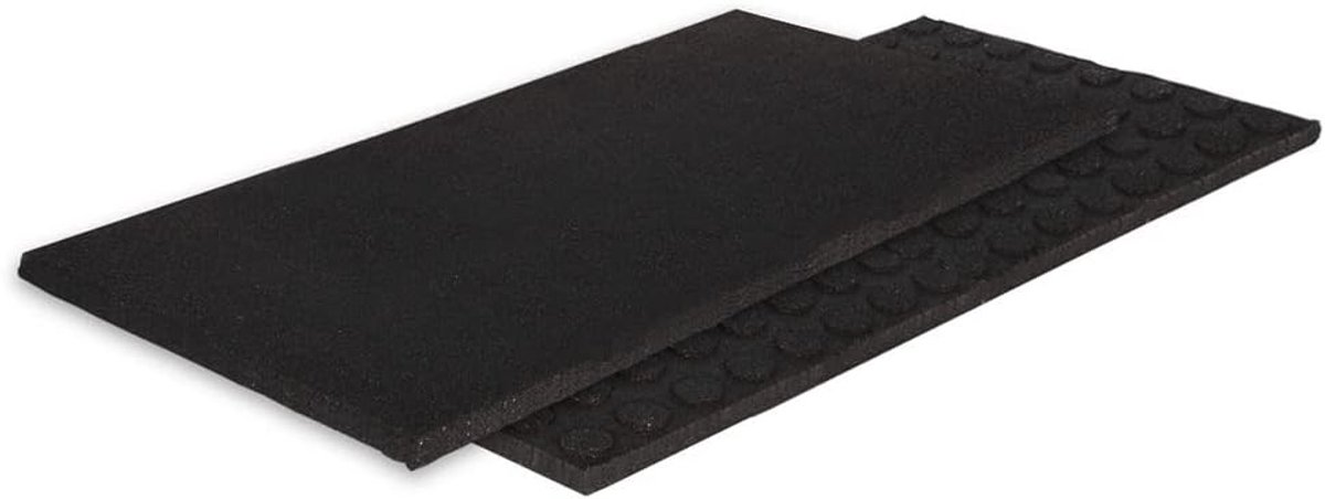 Rubberen stalmat 50 x 100 cm - 30 mm - 0,5 m² - stapvast, geluiddempend en met drainage (40 mm)