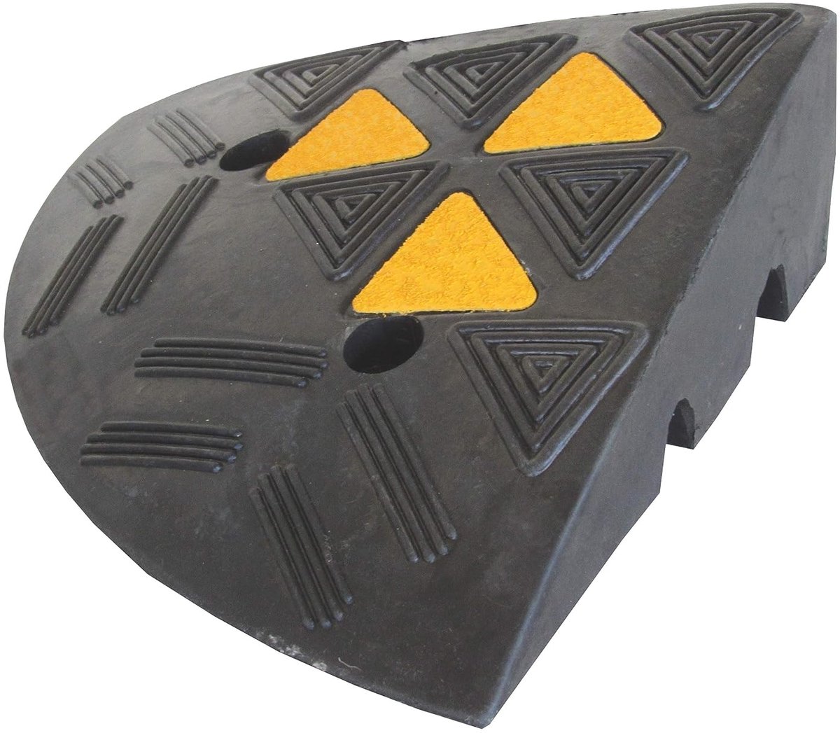 Rubber stoeprand oprijplaat 10 cm eindstuk