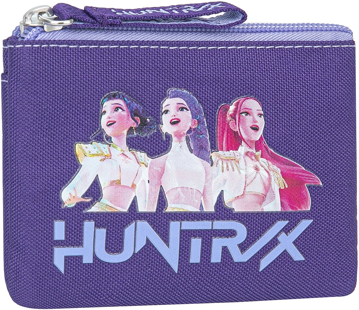 Kpop Demon Hunters HUNTR/X Portemonnee – Paars – Met Rits en Pasjesvakken