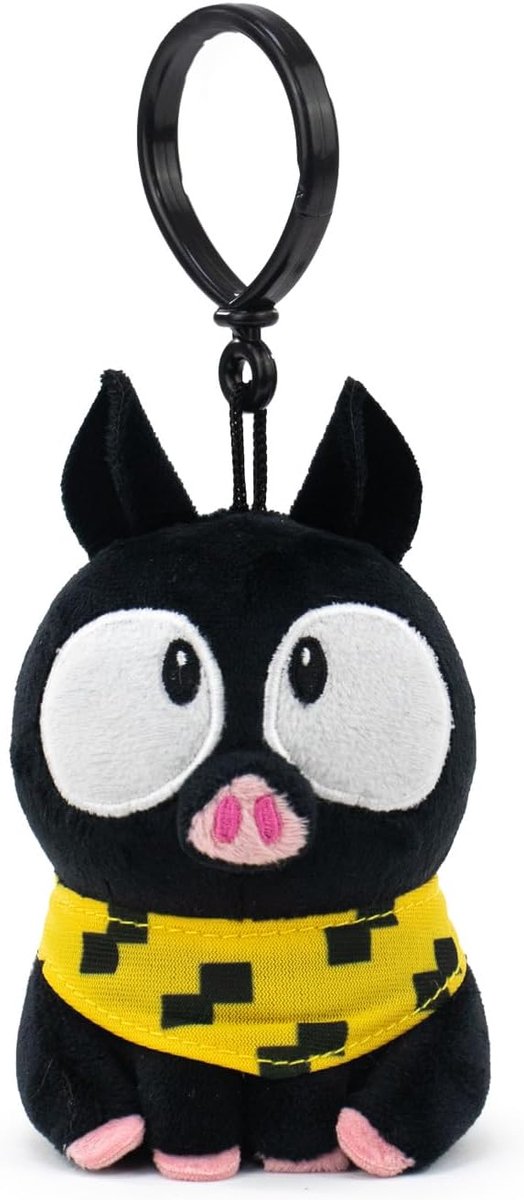 - P-Chan Pluche sleutelhanger met plastic haak - 14cm - 16003023