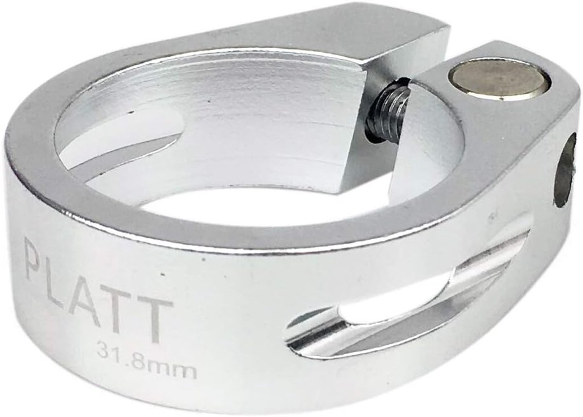 Fietszadelklem 28,6/31,8/34,9 mm - super licht aluminium - duurzaam en stevig - ideaal voor elke fiets - SnelShoppen