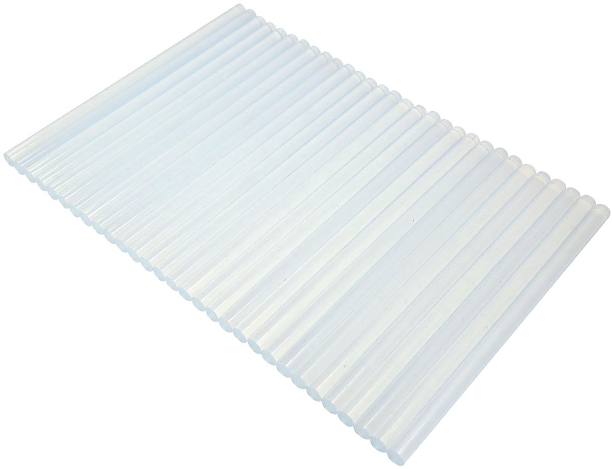 30 stuks lijmpisten, 7 mm x 150 mm, transparante lijmpistool