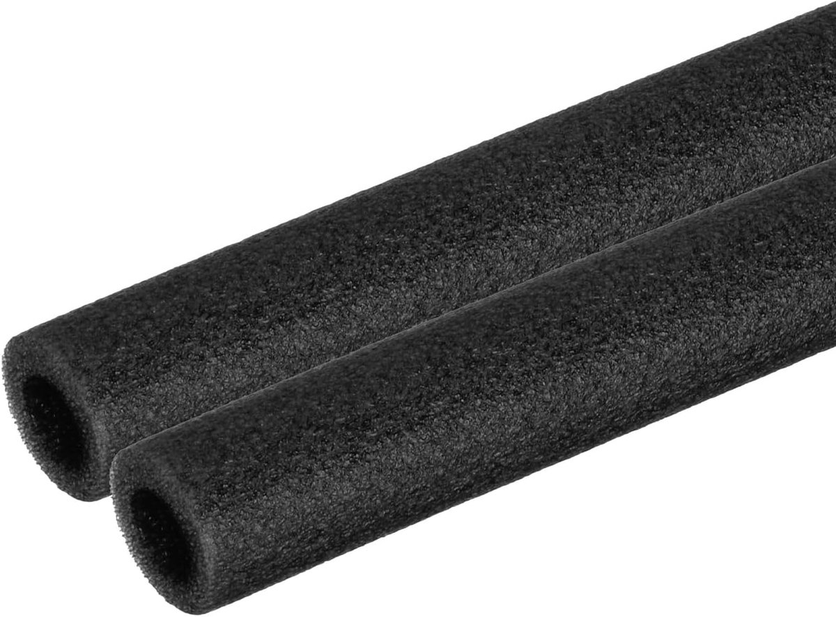 Isolatie schuimbuis, zwembadnoedels schuimslanghoezen 3/8 inch (10 mm) ID x 3,3 FT x 13/16 inch OD voor zwembad handvat warmtebehoud beschermende mouw, zwart