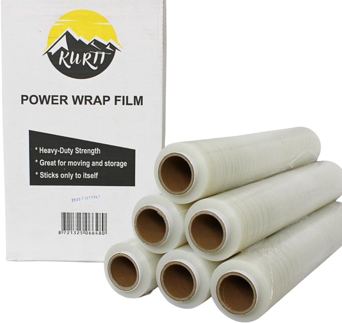 Stretch film 50 cm x 300 m - 23 micron - transparant - ideaal voor het verpakken van pallets - SnelShoppen