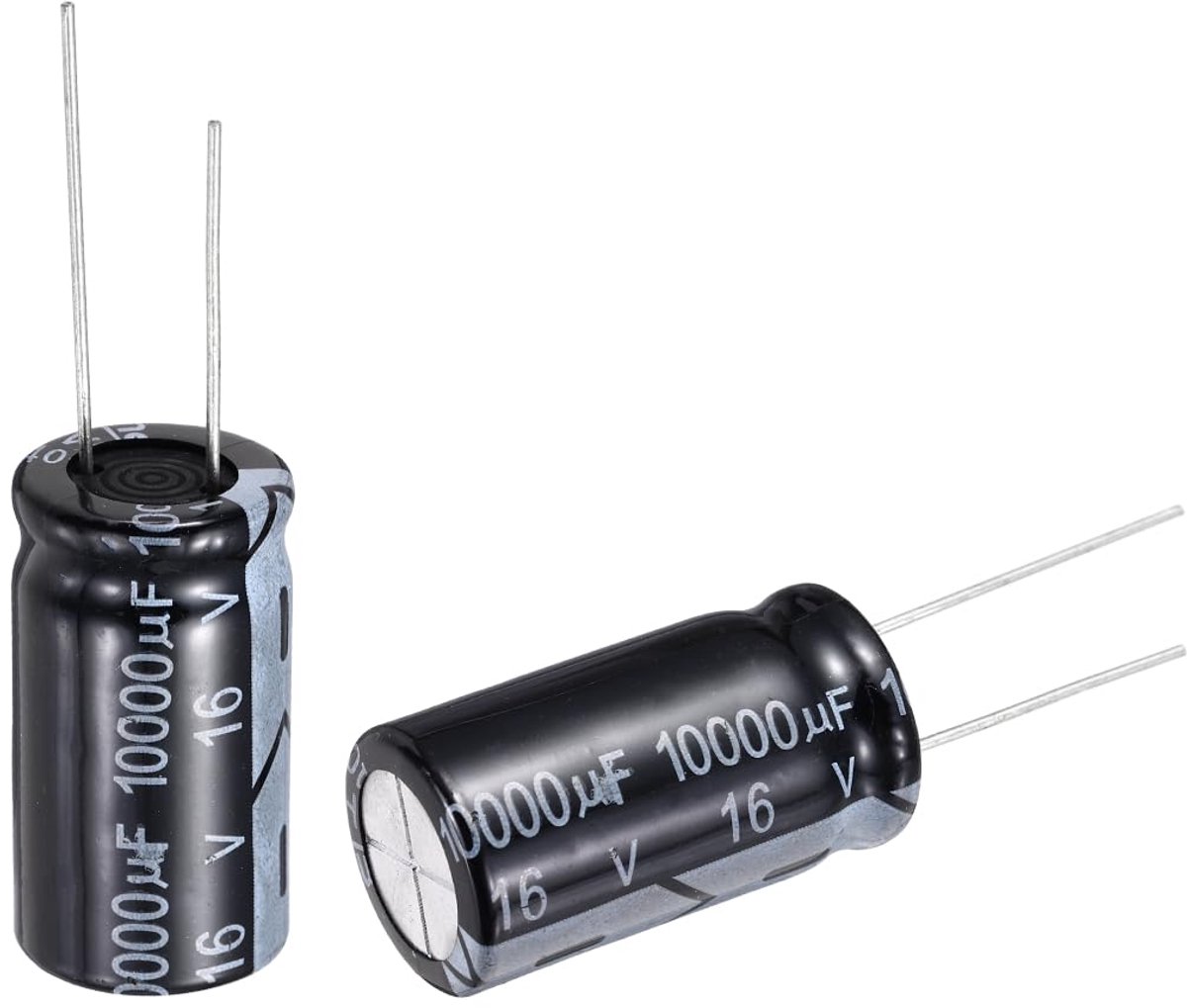 10000uF 16 x 30 mm elektrolytische condensator met radiale aansluitingen, aluminium condensatoren voor tv's, lcd-monitor, VCD, 10 stuks