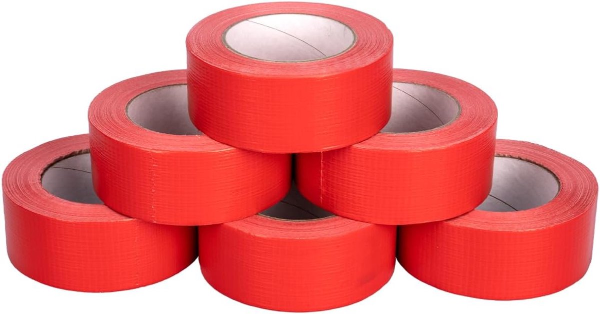 Verpacking Gaffa-tape, premium textieltape, grijs, 50 m x 48 mm, met natuurlijke rubberen lijm, 50 m x 48 mm