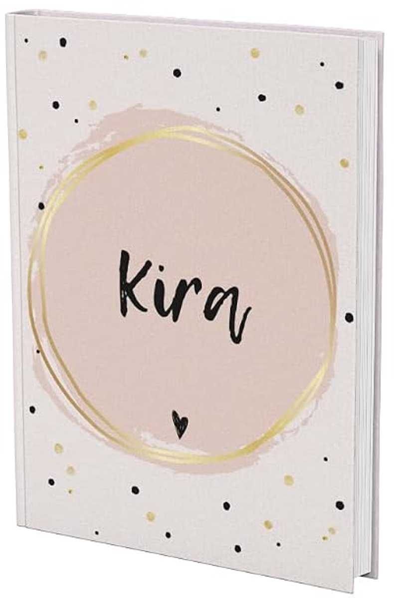 Notizbuch: Personalisiertes Buch für Kira. Auch als Tagebuch oder Schreibheft geeignet. Als Geschenk für alle Frauen oder Mädchen perfekt.