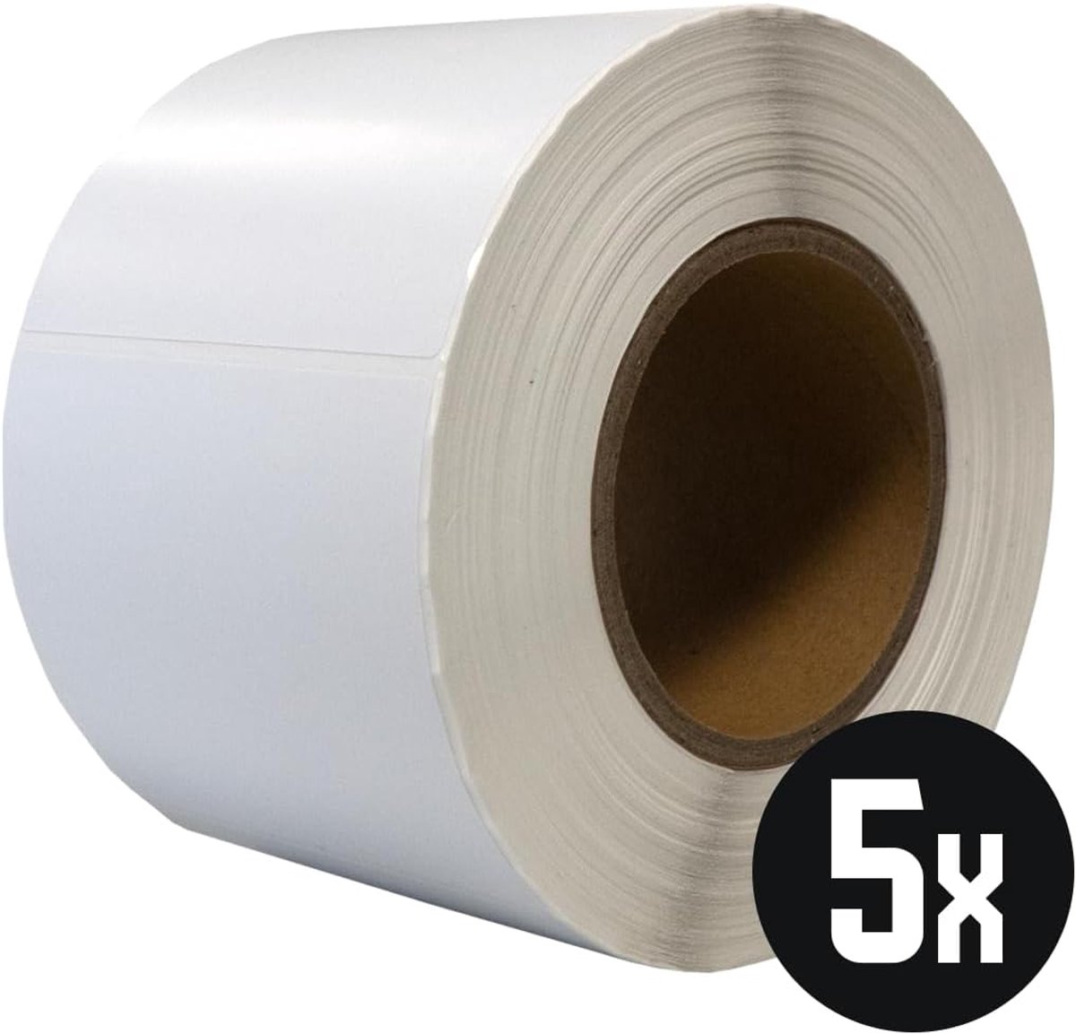 Thermo etiketten 100x85mm - Wit - Permanent - 1000 etiketten per rol - SnelShoppen
