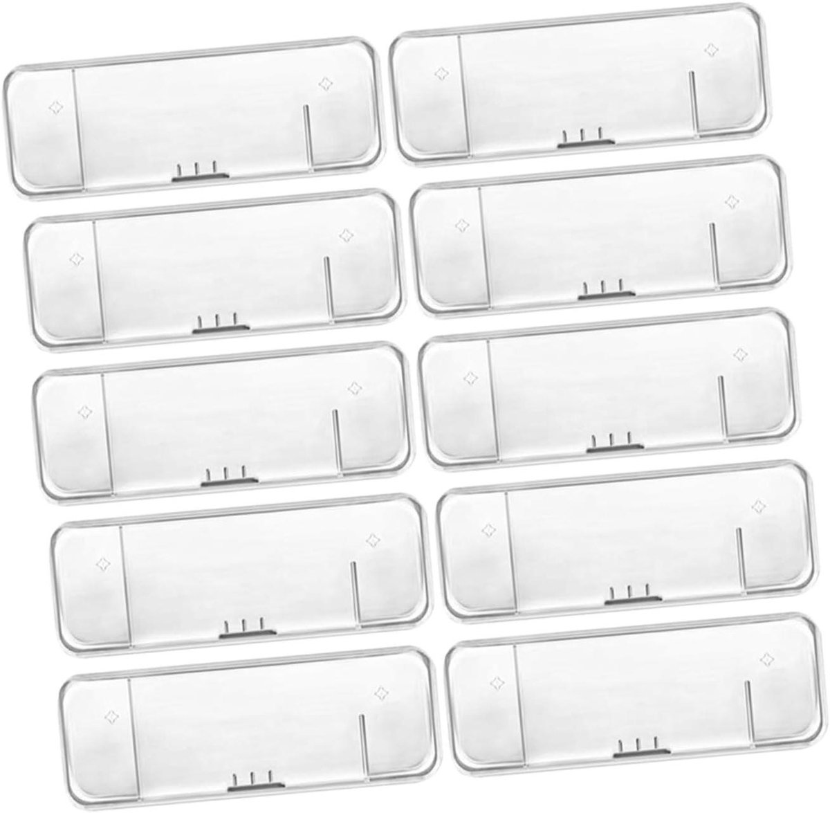 Scheermes Opbergdoos - Scheerhouder Reistas - Reizen Beschermen - Lichtgewicht Plastic - 14.7 x 5.7 x 2.5 cm - Transparant