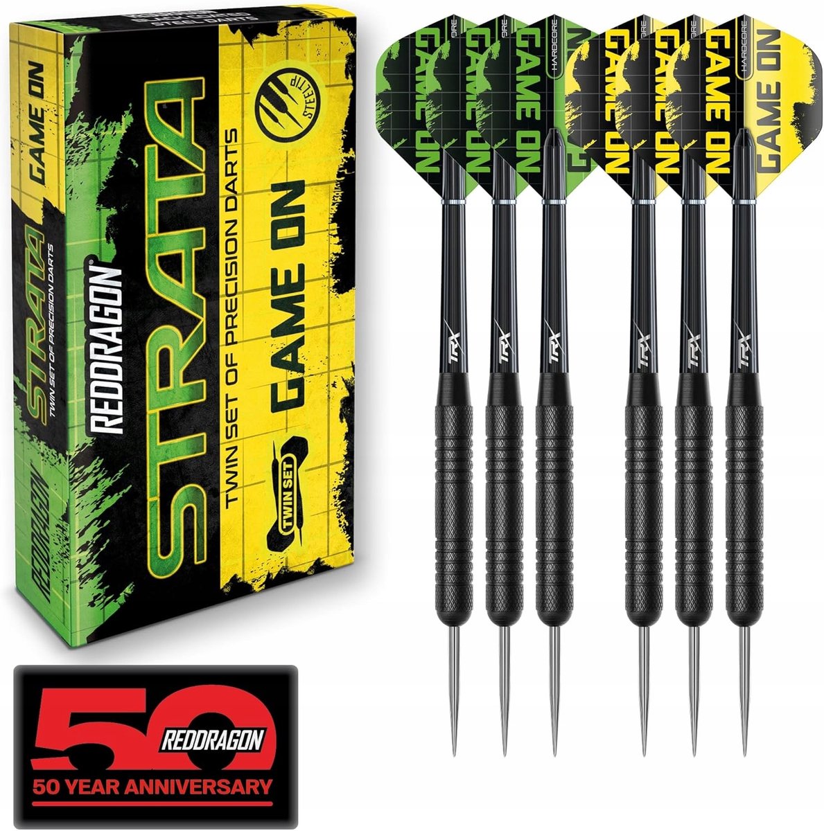 Professionele Dartpijlen Set - 6x 20g, Staal, Zwart, Ideaal Cadeau