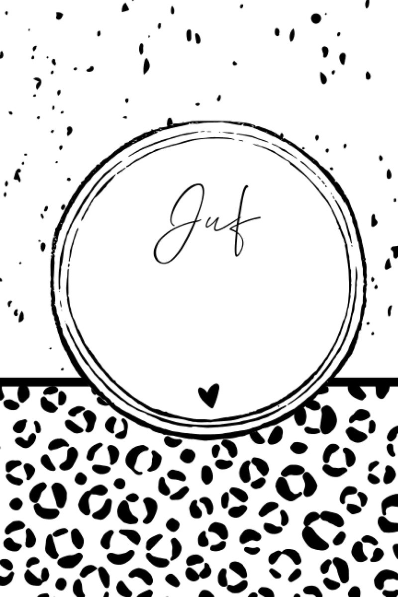 Notitieboek juf A5 - Hardcover - Leuke illustraties - Perfect voor lesvoorbereidingen - ShopVlot