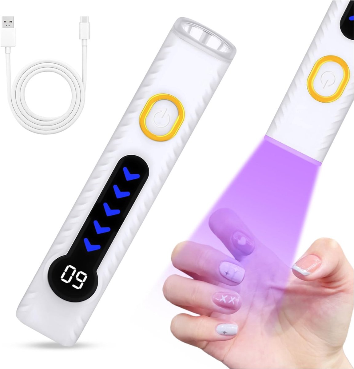 ZRNS® Lamp Gelnagels - Mini Professionele Nagellamp - Lamp voor Gel Nagellak - Voor Onderweg - Cadeau voor Vrouwen