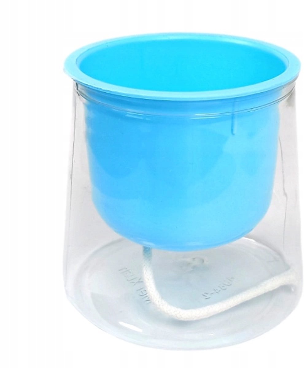 Merkloze Zelfwaterende Pot Blauw 8cm - Ideaal voor Binnen