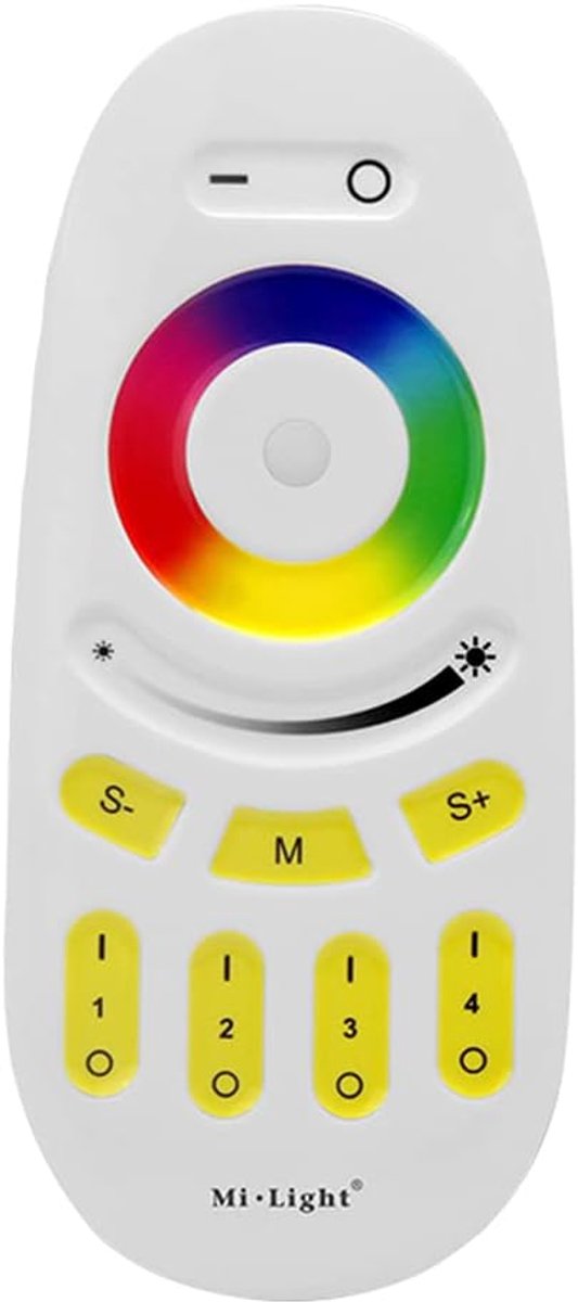 LED lamp RGBW met afstandsbediening - 2.4 GHz RF - voor sfeervolle verlichting - eenvoudig in gebruik - ShopVlot