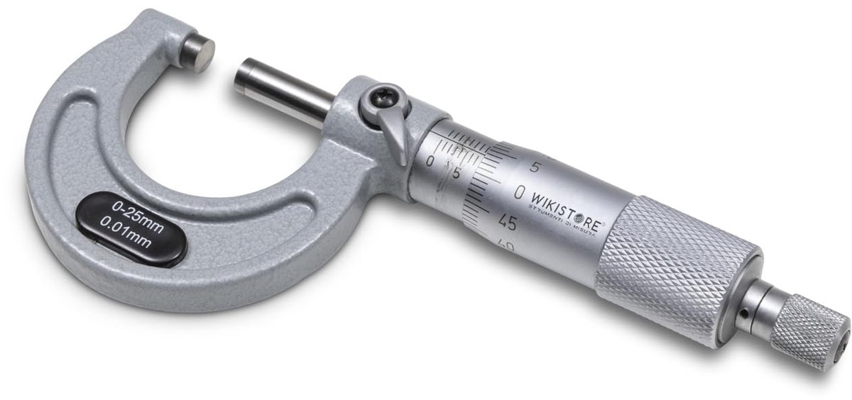 Micrometer 25-50mm - Centesimale precisie - Klauw- en tiltvergrendelingssysteem - Betrouwbare metingen - ShopVlot
