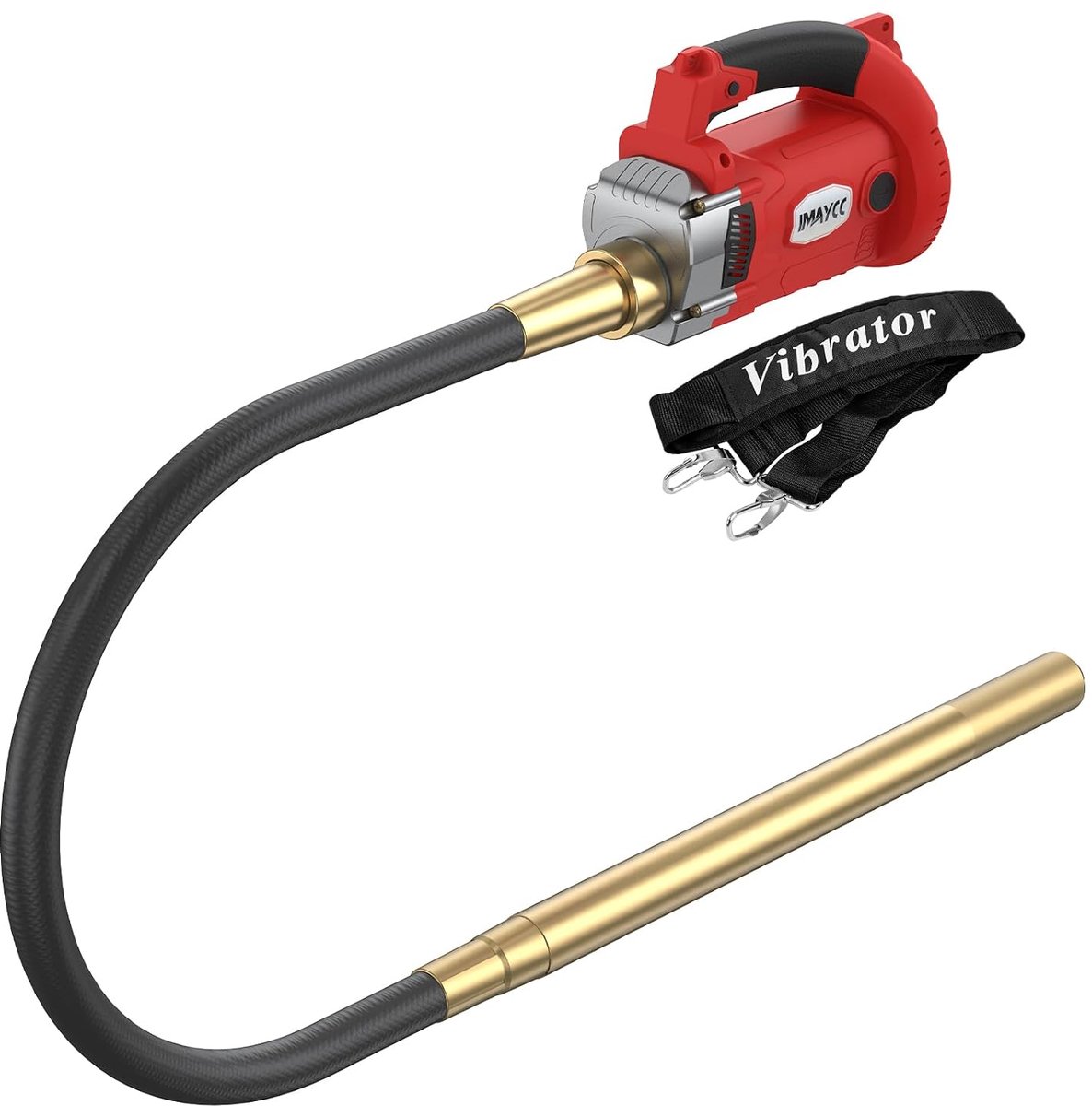 Betontrilapparaat 1600 W - 2 m trilstaaf - 5000 RPM snelheid - ideaal voor een gladde betonafwerking - ShopVlot