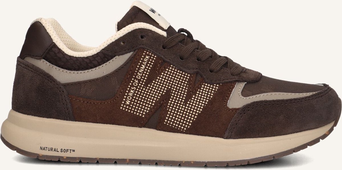 Woden Rigmor Heritage Sneakers - Dames - Bruin - Maat 42