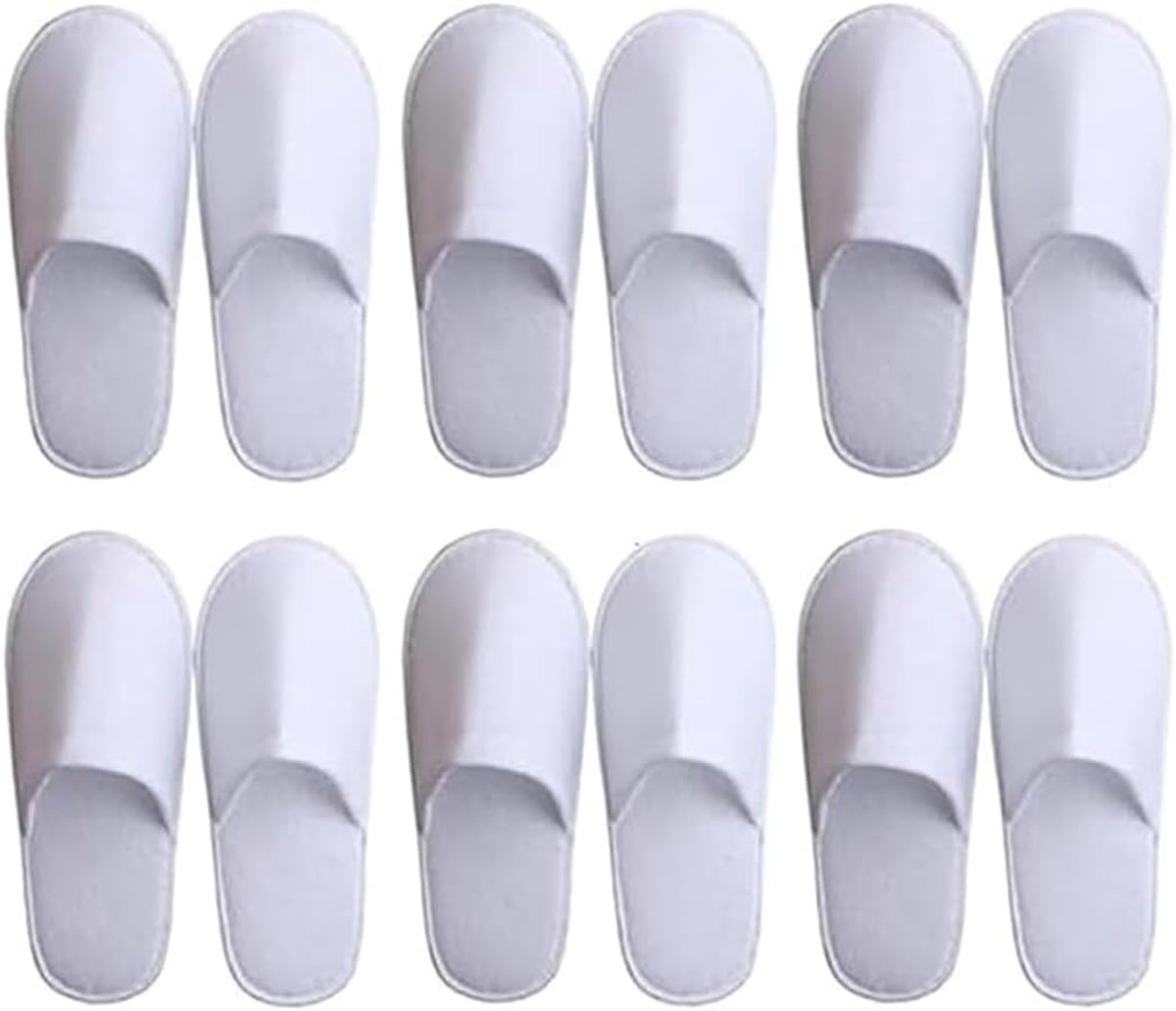 Wegwerpslippers 6 Paar - Antislip - Comfortabel - Ideaal voor gasten - ShopVlot