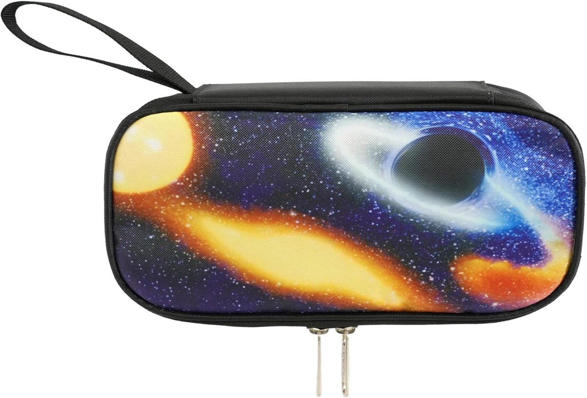 Pennenetui voor kinderen groot - Galaxy ontwerp - kleurrijk - stimuleert creativiteit - ShopVlot