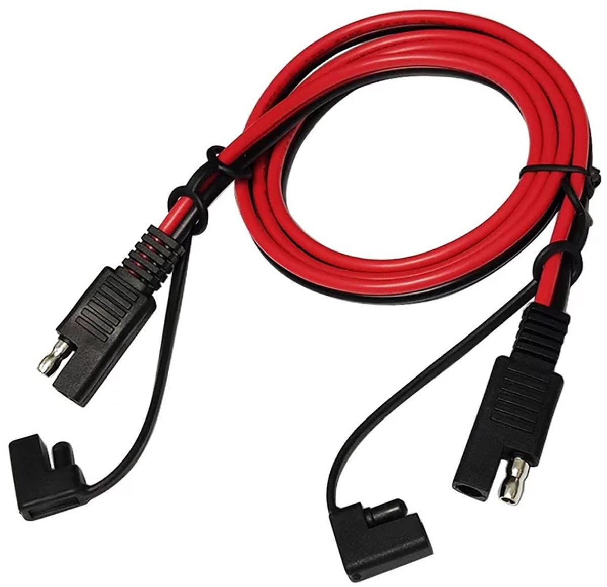 SAE connector kabel 1m - 14AWG - met stofkap - ideaal voor zonnepanelen en autobatterijen - ShopVlot