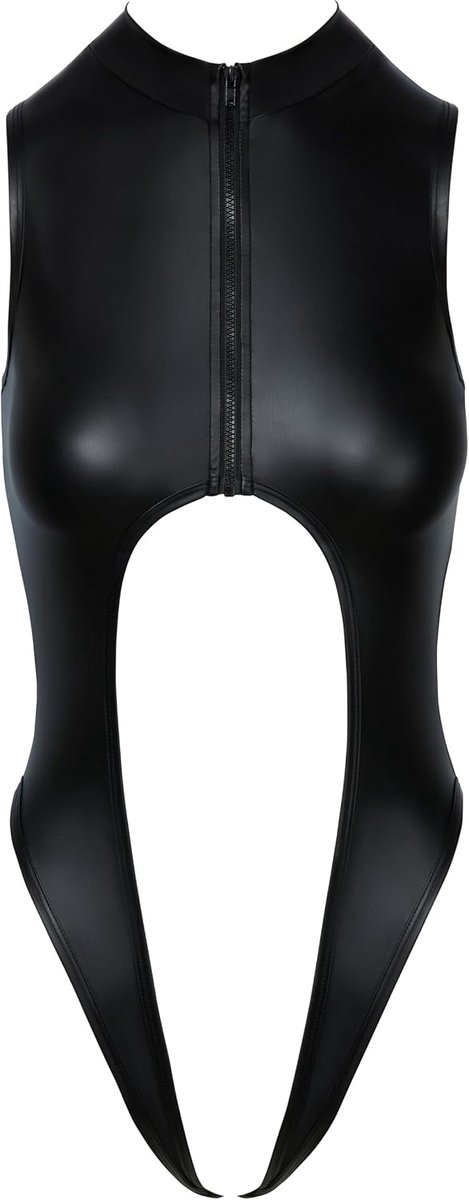 Crotchless body XL - trendy matte look - gesloten bovenkant - zeer comfortabel - ShopVlot