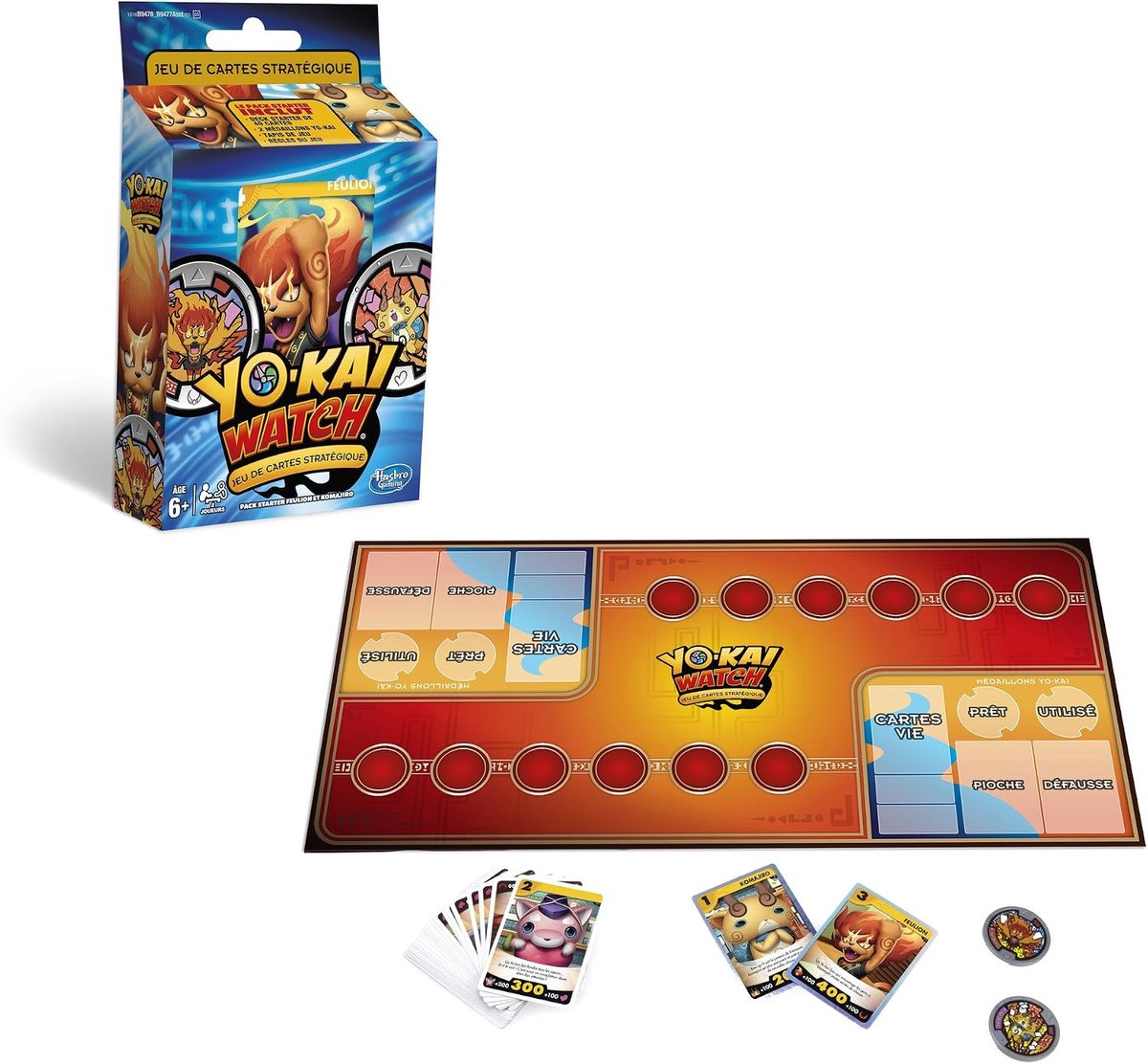 Yo-kai Watch kaarten - Starter pack - 2 packs - verrassingsmodel voor spelplezier - ShopVlot
