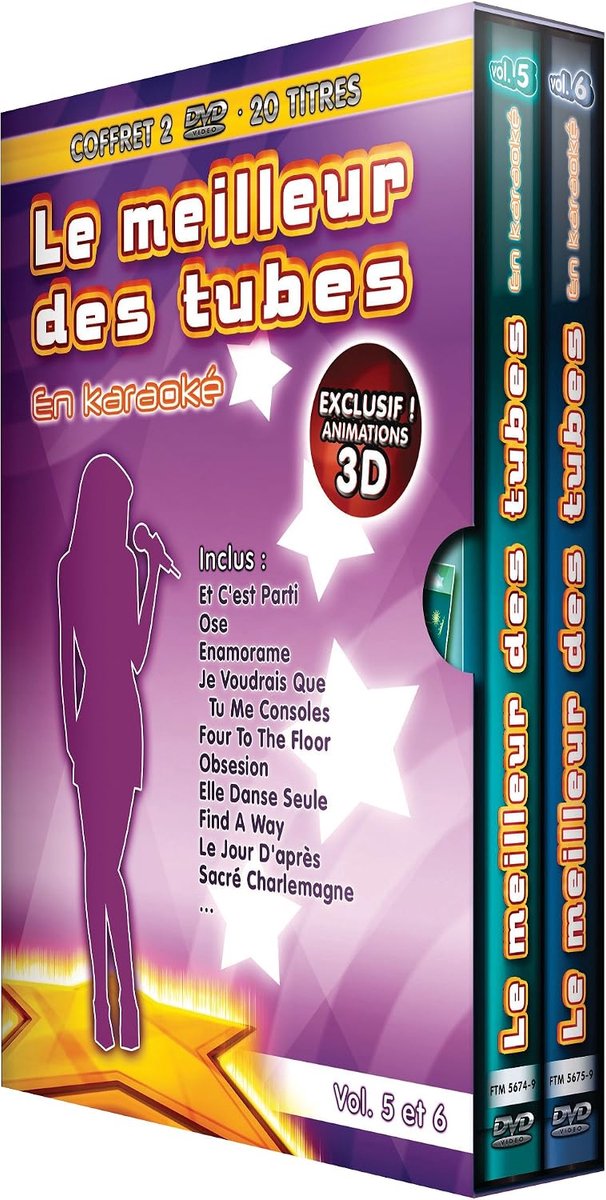 Karaoke CD - Vol. 5 + 6 - Meest populaire nummers - Perfect voor feestjes - ShopVlot