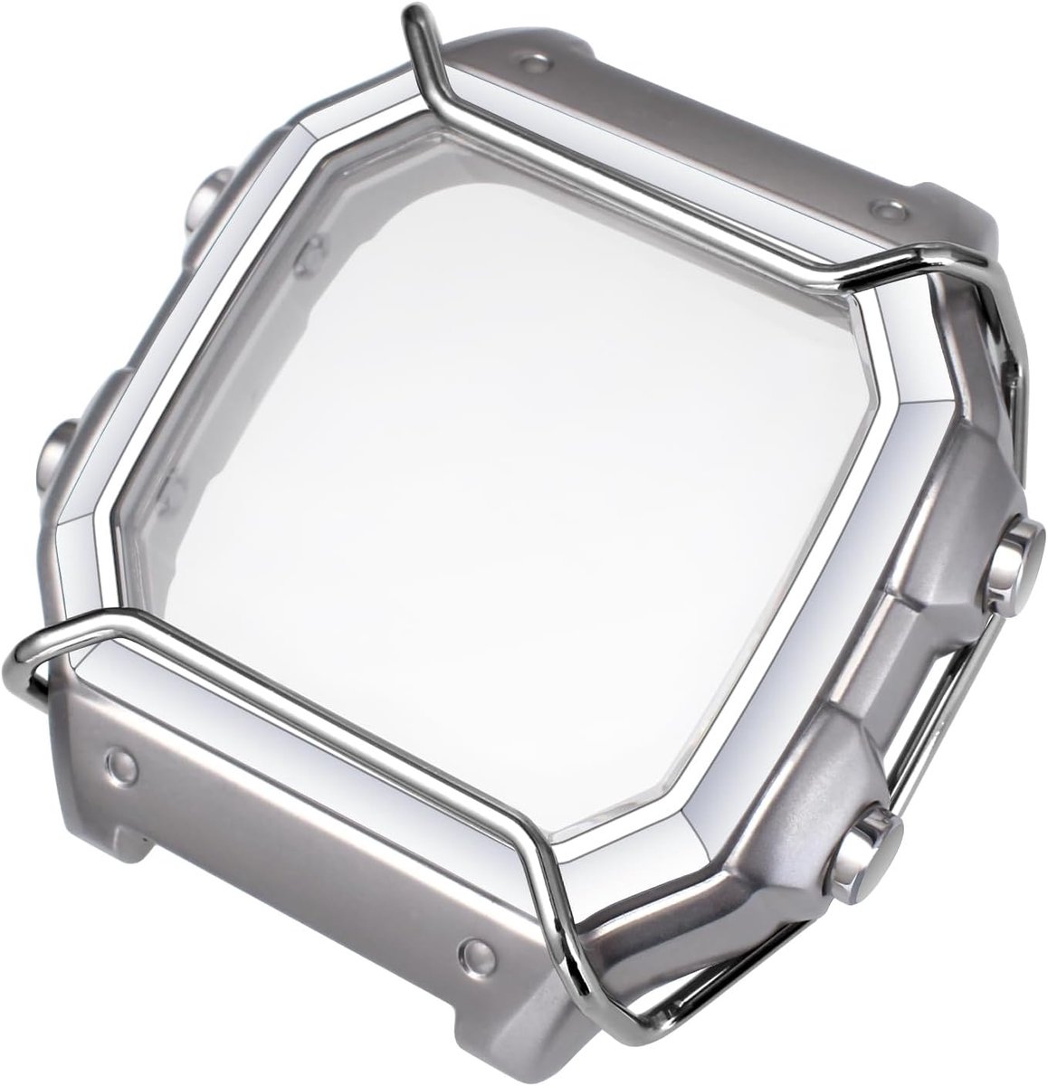 Horloge Behuizing en Bumper - RVS - Verbeterde Bescherming - Upgrade voor Casio AE-1200/AE-1300 - ShopVlot