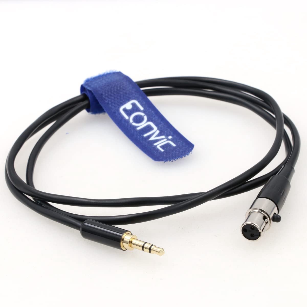 3.5 mm TRS Plug naar 3 Pin Mini XLR Jack - 100 cm audio kabel - Voor professionele lapel microfoon - ShopVlot