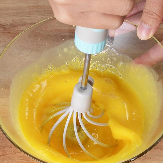 Gardeer Mixer - Semi Automatische Garde Hand Blender - Beslag Klutsen - Roestvrij Staal Draaimechanisme - 36.5 x 6.5 cm — afbeelding 4