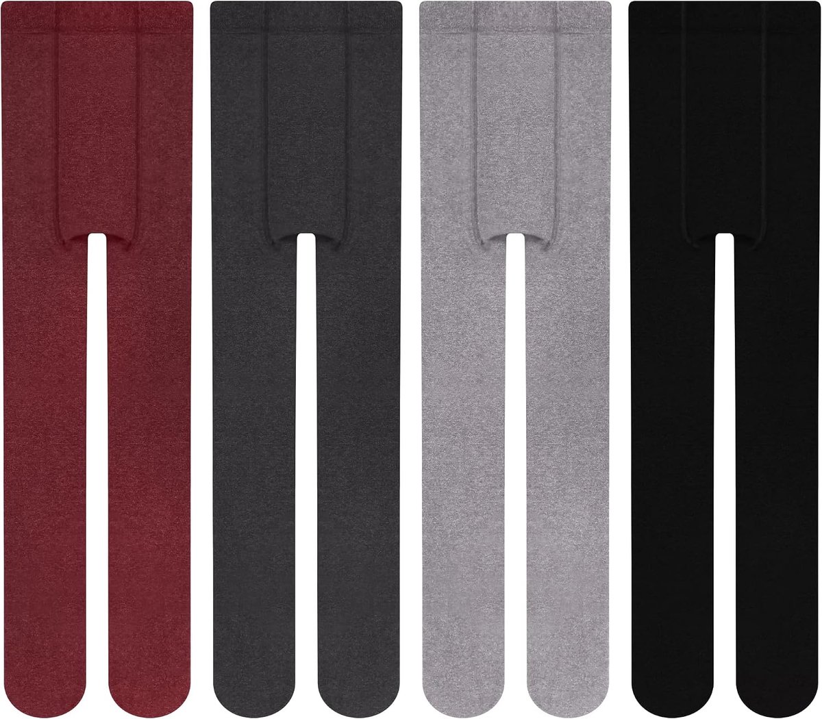 Thermo meisjesmaillot - hooge taille - multicolor - winterwarm en zacht - ShopVlot